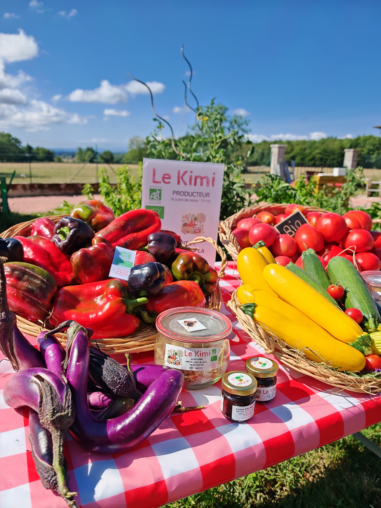 Le Kimi — photos de la ferme et des marchés
